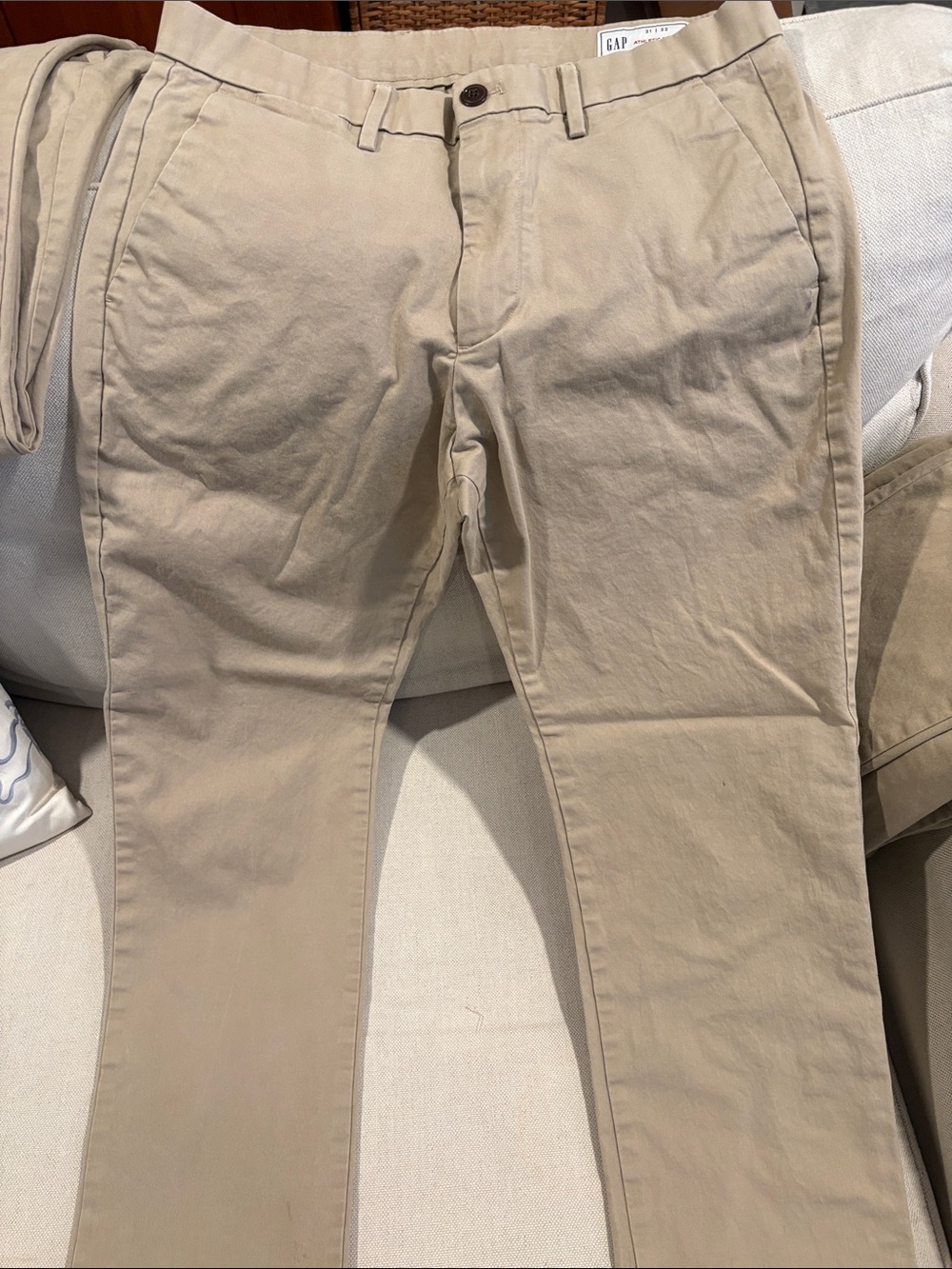 GAP Men’s Khaki Athletic Taper Fit Pants